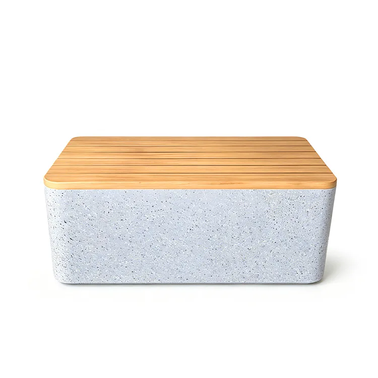 Commercial FRP Terrazzo Cube Bench