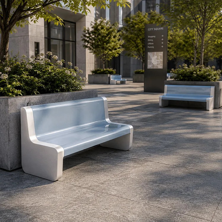 Modern Commercial FRP Bench